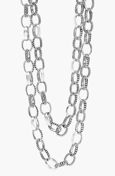 Women's Lagos 'link' Caviar Chain Necklace