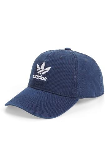Men's Adidas Originals Relaxed Baseball Cap - Blue