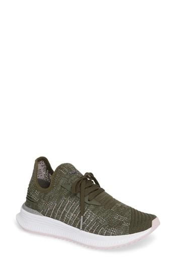 Women's Puma Avid Evoknit Sneaker .5 M - Green