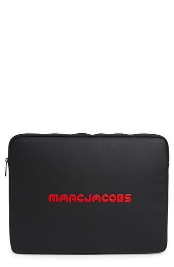 Marc Jacobs Logo 15-inch Computer Case - Black