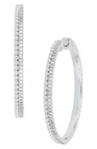 Women's Carriere Large Diamond Hoop Earrings (nordstrom Exclusive)