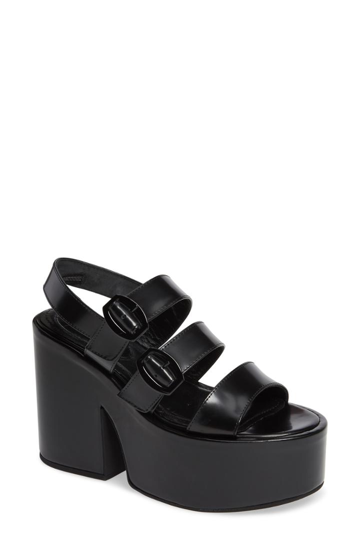 Women's Simone Rocha Strappy Platform Sandal Us / 38eu - Black