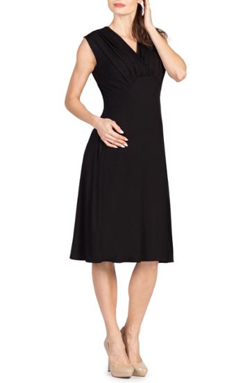 Women's Savi Mom Valencia Maternity/nursing Dress - Black