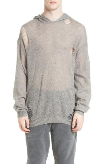 Men's Drifter Odin Destroyed Hoodie Sweater