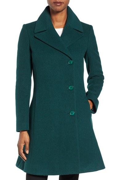 Women's Charles Gray London Skirted Wool Blend Coat