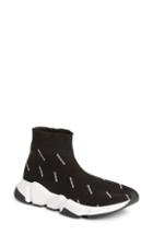Women's Balenciaga Speed Logo Sock Sneaker Us / 41eu - Black