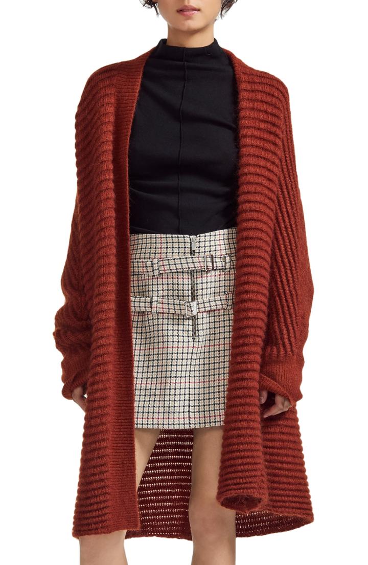 Women's Maje Maurizio Cardigan - Brown