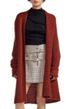 Women's Maje Maurizio Cardigan - Brown
