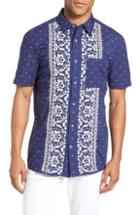 Men's French Connection Iki Lawn Embroidered Shirt