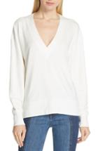 Women's Rag & Bone/jean Flora Oversize Cotton Sweater, Size - White