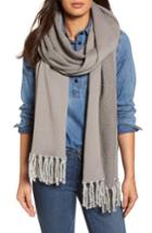 Women's Donni Charm Poodle French Terry Scarf, Size - Grey