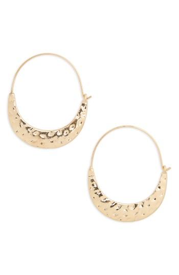 Women's Bp. Textured Flat Hoop Earrings