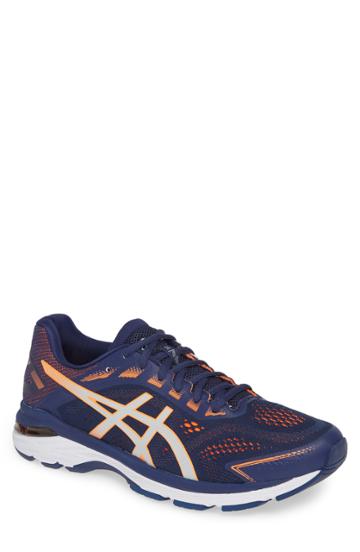Men's Asics Gt-2000 7 Running Shoe Ee - Blue
