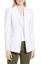Women's Nordstrom Signature Linen Blend Blazer - White