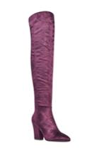 Women's Nine West Siventa Over The Knee Boot .5 M - Purple