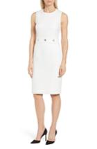 Women's Boss Duleama Compact Twill Dress - White