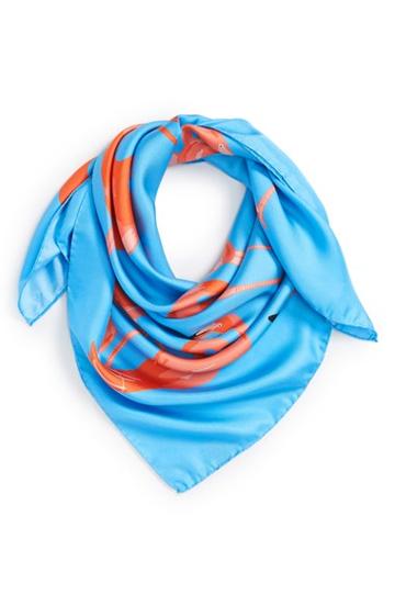 Women's Karen Mabon 'flamingo Flock' Silk Scarf