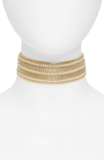 Women's Panacea Crystal Chain Choker