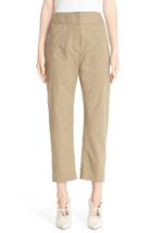 Women's Adam Lippes Crop Cotton Pants