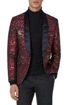 Men's Topman Jasper Suit Jacket R - Red