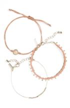 Women's Topshop Pack Of 3 Glitter Bracelets