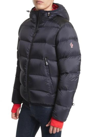 Men's Moncler Grenoble Hintertux Hooded Down Jacket - Blue