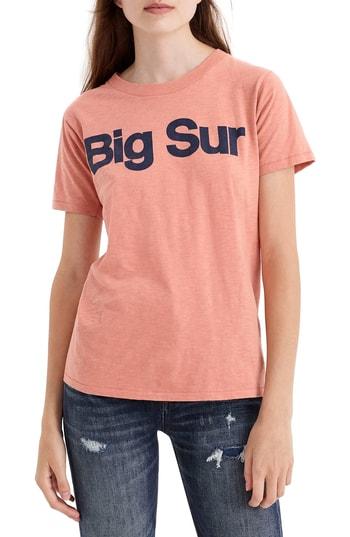 Women's J.crew Big Sur Tee, Size - Pink