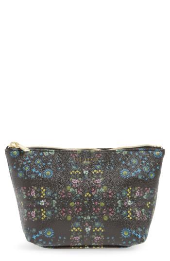 Ted Baker London Blaise Unity Pvc Cosmetics Case, Size - Black
