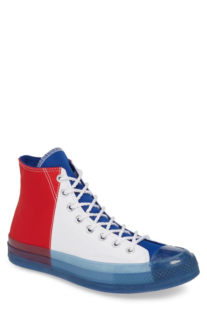 Men's Converse Chuck Taylor All Star 70 High Top Jacquard Sneaker M - Blue