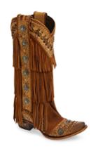 Women's Lane Boots Wind Walker Fringe Knee High Western Boot M - Brown