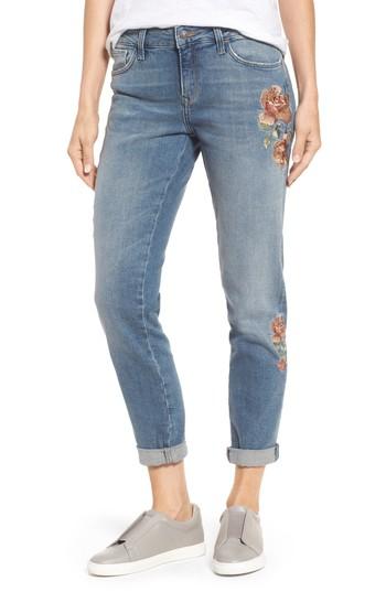 Women's Mavi Jeans Ada Embroidered Boyfriend Jeans
