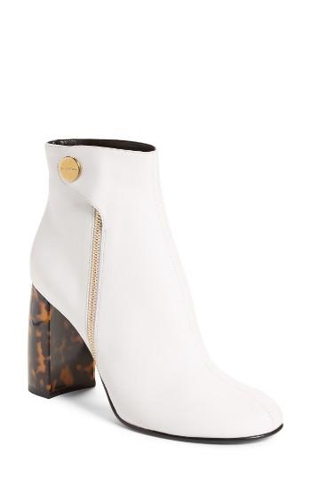 Women's Stella Mccartney Block Heel Bootie Us / 37eu - White