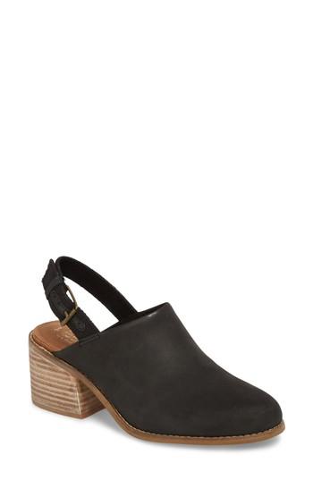 Women's Toms Leila Slingback Sandal B - Black