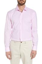 Men's Boss Jesse Slim Fit Check Dress Shirt - Pink
