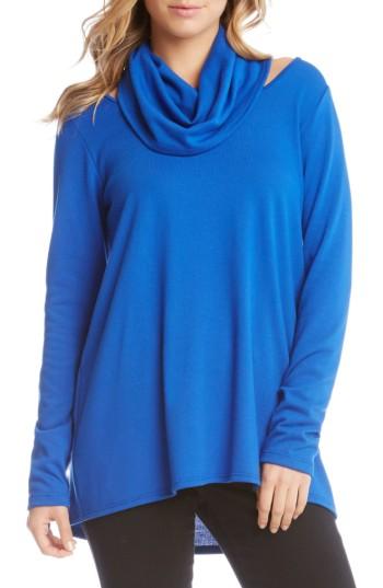 Women's Karen Kane Cutout Cowl Neck Sweater - Yellow
