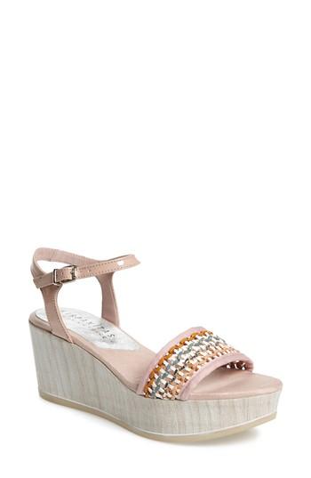 Women's Hispanitas Colbi Platform Wedge Sandal .5us / 36eu - Beige