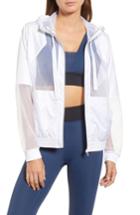 Women's Zella Sheer Mix Jacket, Size - White