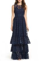 Women's Shoshanna Fowler Tiered Lace Gown