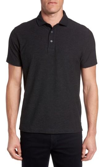 Men's Rodd & Gunn Taylors Lake Stripe Jersey Polo, Size - Black