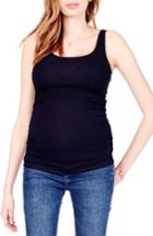 Women's Ingrid & Isabel Rib Knit Maternity Tank - Black
