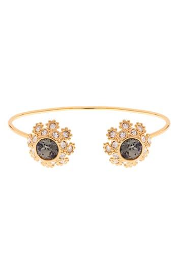Women's Ted Baker London Crystal Daisy Lace Cuff Bracelet