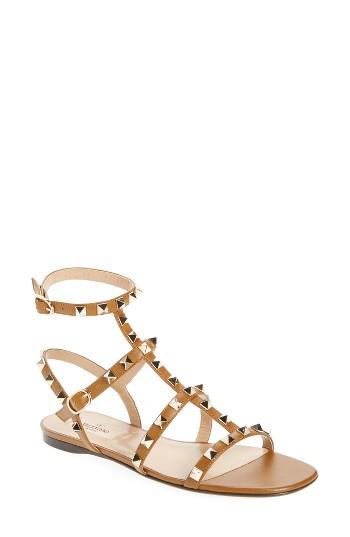 Women's Valentino Rockstud Gladiator Sandal
