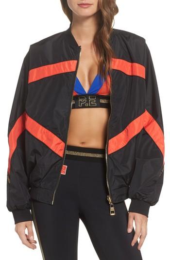 Women's P.e Nation Powerhouse Reversible Bomber Jacket