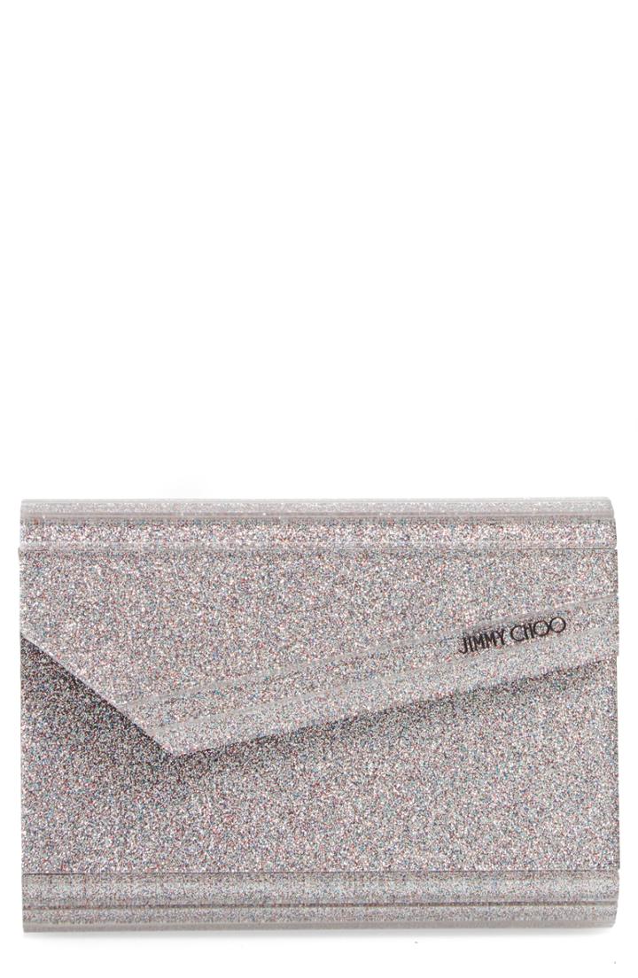 Jimmy Choo Candy Glitter Clutch - Metallic