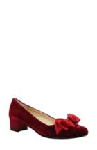 Women's J. Renee Cameo Bow Pump .5 Aa - Red