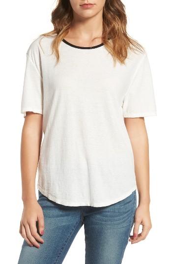 Women's James Perse Relaxed Ringer Tee
