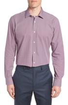 Men's Ted Baker London Footz Slim Fit Geometric Dress Shirt .5 - Red