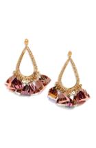 Women's Gas Bijoux Bibi Feather Teardrop Earrings