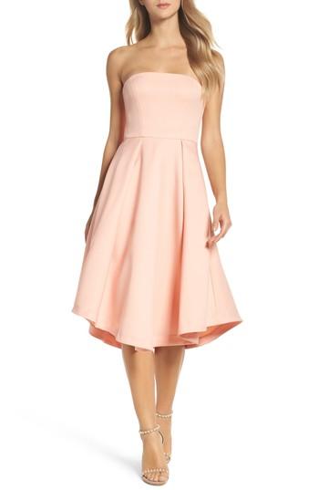 Women's Cooper St Shuvee Strapless Fit & Flare Dress - Pink