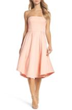 Women's Cooper St Shuvee Strapless Fit & Flare Dress - Pink